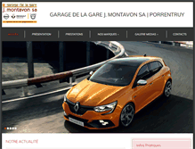 Tablet Screenshot of garagejmontavon.ch